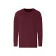LIVERGY® Herren Langarmshirt 2 Stück, mit Baumwolle (Streifen dunkelrot, L(52/54)) - B-Ware neuwertig