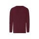 LIVERGY® Herren Langarmshirt 2 Stück, mit Baumwolle (Streifen dunkelrot, L(52/54)) - B-Ware neuwertig