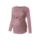 ESMARA® Damen-Umstandspullover, weiche Feinstrickqualität, S, altrosa - B-Ware neuwertig