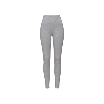 ESMARA® Damen-Leggings, 2 Stück, mit Baumwolle, M, schwarz/grau - B-Ware neuwertig