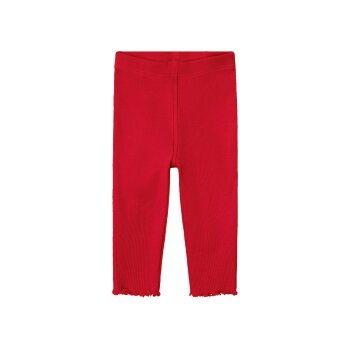 lupilu® Baby Ripp-Leggings, hoher Bio-Baumwollanteil, 3er Set (rot/grau/weiß, 50/56) - B-Ware neuwertig