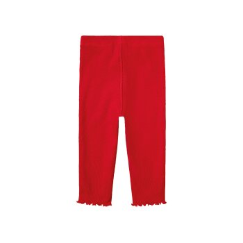 lupilu® Baby Ripp-Leggings, hoher Bio-Baumwollanteil, 3er Set (rot/grau/weiß, 50/56) - B-Ware neuwertig