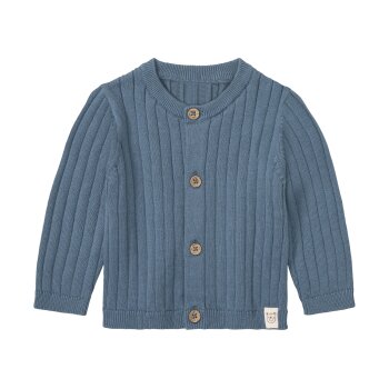 lupilu® Baby Strickjacke aus reiner Bio-Baumwolle (blau, 74/80) - B-Ware neuwertig
