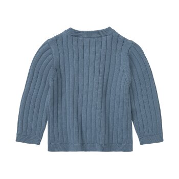 lupilu® Baby Strickjacke aus reiner Bio-Baumwolle (blau, 74/80) - B-Ware neuwertig