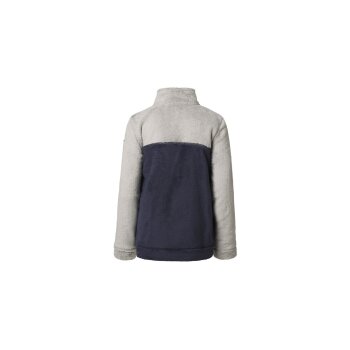 CRIVIT Kinder Fleecejacke, mit Stehkragen (navy/grau, 146/152) - B-Ware neuwertig