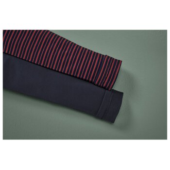 lupilu® Kinder Thermoleggings, 2 Stück, mit hohem Baumwollanteil (rot/navy, 122/128) - B-Ware neuwertig