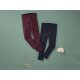 lupilu® Kinder Thermoleggings, 2 Stück, mit hohem Baumwollanteil (rot/navy, 122/128) - B-Ware neuwertig