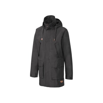 CRIVIT® Parka Herren, mit weitenverstellbare Kapuze, wasserabweisend, wind- und wasserdicht (anthrazit, 54) - B-Ware neuwertig