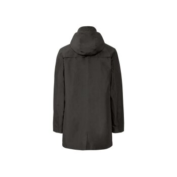 CRIVIT® Parka Herren, mit weitenverstellbare Kapuze, wasserabweisend, wind- und wasserdicht (anthrazit, 54) - B-Ware neuwertig