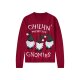 pepperts!® Kinder-Pullover, mit coolem Weihnachtsmotiv, 158/164, rot - B-Ware neuwertig