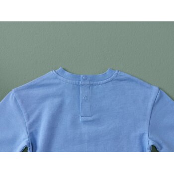 LUPILU® Baby Freizeitanzug, 2-teilig, mit Bio-Baumwolle (Blau, 74/80) - B-Ware neuwertig