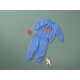 LUPILU® Baby Freizeitanzug, 2-teilig, mit Bio-Baumwolle (Blau, 74/80) - B-Ware neuwertig
