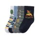 lupilu® Kleinkinder Thermosocken, 5 Paar, mit hohem Baumwollanteil (gemustert/grau/blau/marine, 23/26) - B-Ware neuwertig