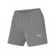 PUMA Damen Sweatshorts »TeamGOAL Casuals«, mit mittlerer Bundhöhe (Grau, S) - B-Ware neuwertig