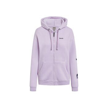 BENCH Damen Sweathoodie / Sweatjacke mit Kordelzug (lila,...
