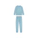 lupilu® Kleinkinder Pyjama, lang, mit Bio-Baumwolle (blau gemustert, 98/104) - B-Ware neuwertig