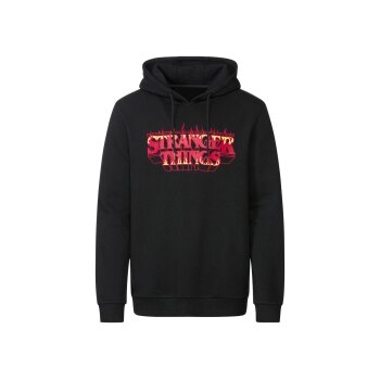 Herren Sweathoodie mit Print (Schwarz, L (52/54)) -...