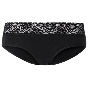 esmara® Damen Hipster, 5 Stück, mit Spitze (Schwarz, XS(32/34)) - B-Ware neuwertig