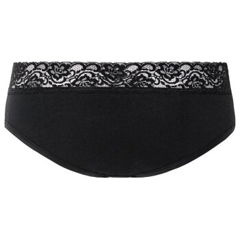 esmara® Damen Hipster, 5 Stück, mit Spitze (Schwarz, XS(32/34)) - B-Ware neuwertig