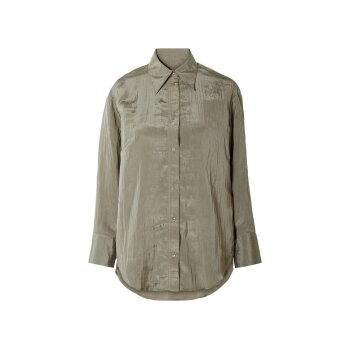 ESMARA® Damen Bluse in Crinkle-Qualität (Oliv, 36) - B-Ware neuwertig