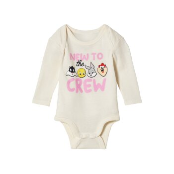 Baby Body mit Looney Tunes-Motiv (Weiß, 62/68) -...