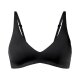 esmara® Damen Lasercut-BH, bügellos (black, M (40/42)) - B-Ware neuwertig