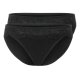 esmara® Damen Slips, 2 Stück, mit Spitze (Schwarz, S(36/38)) - B-Ware neuwertig