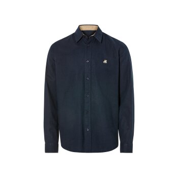 LIVERGY® x Grand Polo Herren Leinenhemd, Regular Fit (navy, M(39/40)) - B-Ware neuwertig