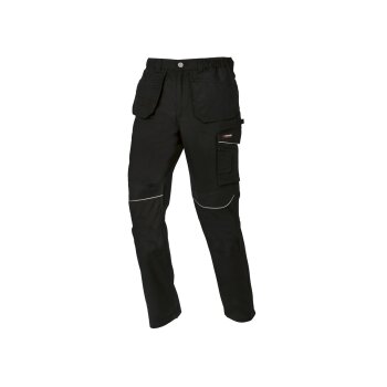 PARKSIDE PERFORMANCE® Herren-Arbeitsbundhose, mit CORDURA® Knieverstärkung, 56, schwarz - B-Ware neuwertig