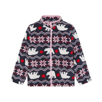 lupilu® Kinder Fleecejacke, mit Stehkragen (Navy, 122/128) - B-Ware neuwertig