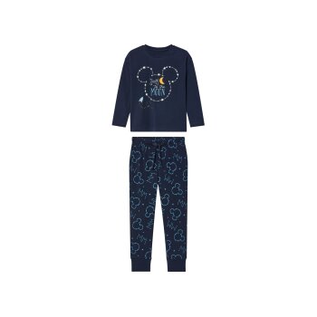 DISNEY Kleinkinder-Pyjama, 98/104, navy - B-Ware neuwertig