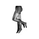 esmara® Damen Feinstrumpfhosen, 2 Stück, 60 DEN, schwarz (Punkte, S(36/38)) - B-Ware neuwertig
