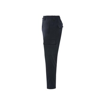 LIVERGY® Herren Cargohose, aus weicher, wärmender Flanell-Qualität (Navy, XL(56/58)) - B-Ware neuwertig