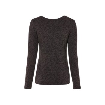 esmara® Damen Langarmshirt mit Rundhalsausschnitt (Schwarz, M(40/42)) - B-Ware neuwertig
