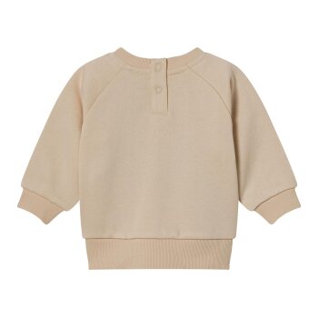 lupilu® Baby-Plüsch-Pullover, mit niedlicher Stickerei (Beige, 74/80) - B-Ware neuwertig