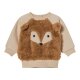 lupilu® Baby-Plüsch-Pullover, mit niedlicher Stickerei (Beige, 74/80) - B-Ware neuwertig