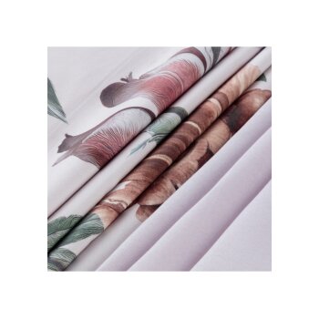 LIVARNO Home Bettwäsche-Set aus Mikrofaser-Satin, 260 x 240 cm, hellrosa - B-Ware neuwertig