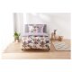 LIVARNO Home Bettwäsche-Set aus Mikrofaser-Satin, 260 x 240 cm, hellrosa - B-Ware neuwertig