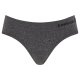 Damen Slips, 3 Stück, mit elastischen Reebok Markenbund (schwarz/grau, M) - B-Ware neuwertig