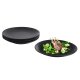 SILVERCREST® Speiseteller- \ Suppenteller-Set, 4-teilig (Speiseteller, Schwarz) - B-Ware neuwertig