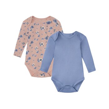 lupilu® Baby Mädchen Langarmbodys, 2 Stück,...