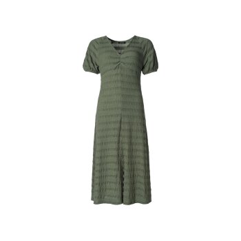 ESMARA® Damen Kleid Midi Crinkle grün - B-Ware