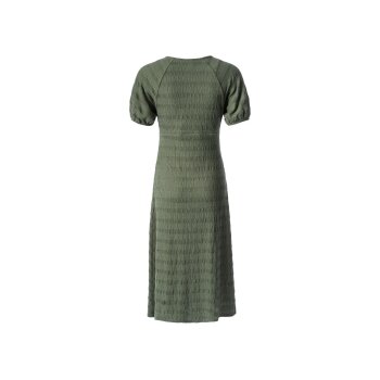 ESMARA® Damen Kleid Midi Crinkle grün - B-Ware