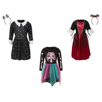 Kinder Halloween-Kostüm mit Kleid - B-Ware