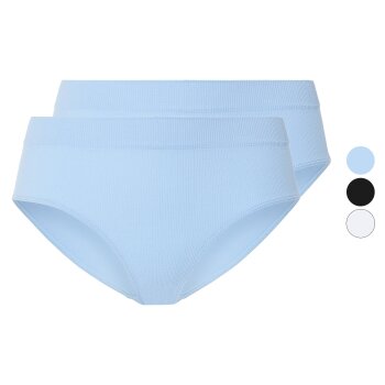 esmara® Damen Hipster, 2 Stück, in modischer...