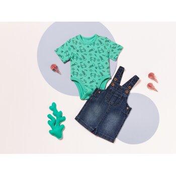 LUPILU® Baby Set, 2-teilig, mit Latzhose - B-Ware