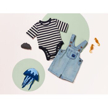 LUPILU® Baby Set, 2-teilig, mit Latzhose - B-Ware