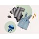 LUPILU® Baby Set, 2-teilig, mit Latzhose - B-Ware