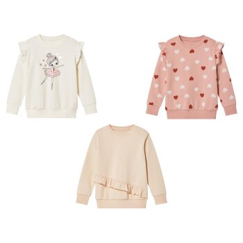 lupilu® Kleinkinder Sweatpullover mit Rüschen -...