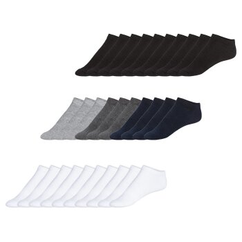 LIVERGY® Herren Sneakersocken, 10 Paar, hoher...